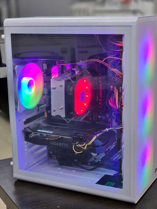 Белый игровой ПК Core i5-10400 GTX1660 16gb 500gb