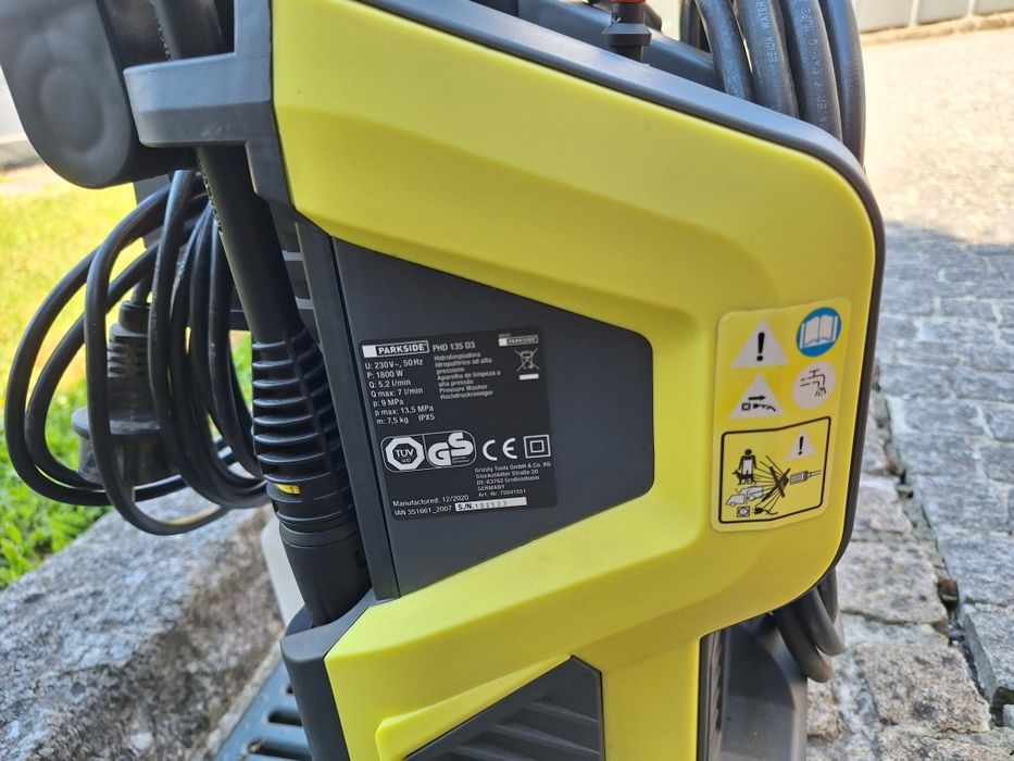 Vendo Máquina de limpeza à pressão Parkside como nova
