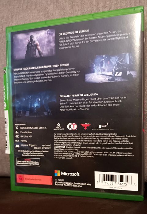 Ninja gaiden 4 xbox
