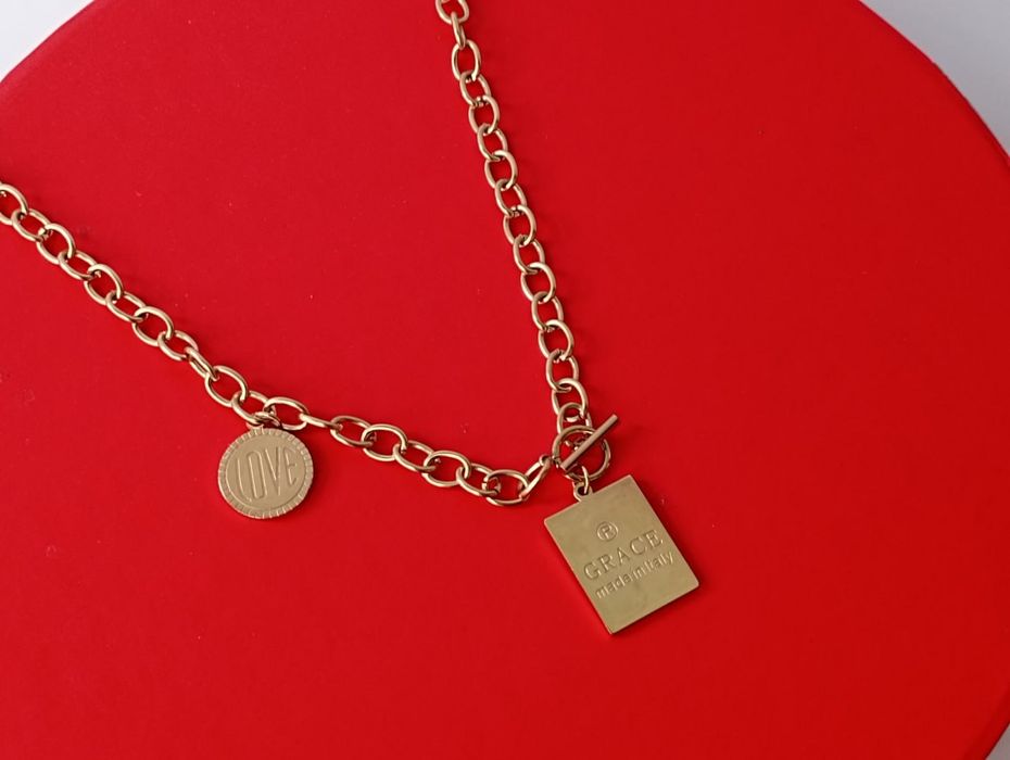 Цепочки, подвески мед золото