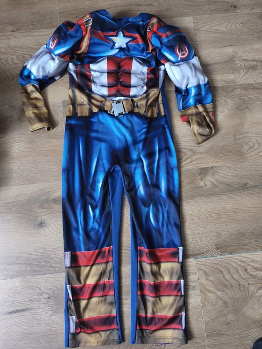 Kostium kapitan Ameryka +strój mario128