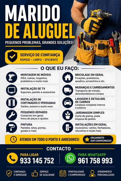 Marido de aliguel / serviços em geral