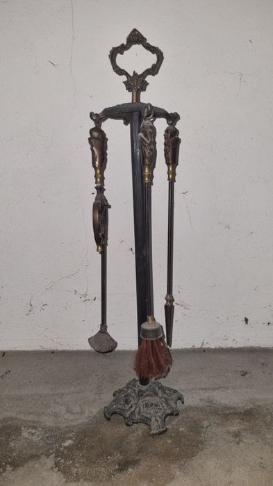 Acessórios para lareira em ferro