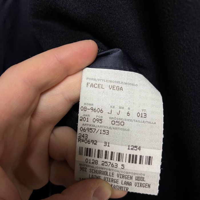 Преміальне двобортне пальто hugo boss