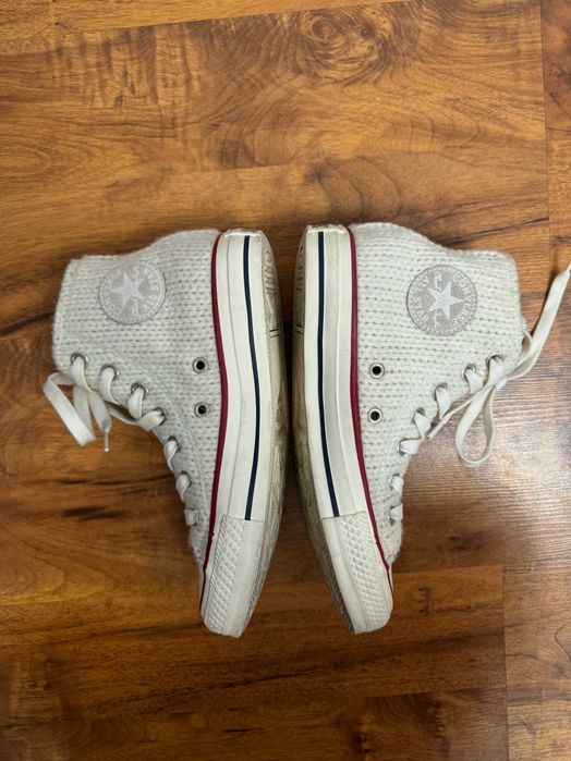 Wysokie tenisówki białe trampki buty conversy Converse rozmiar 35
