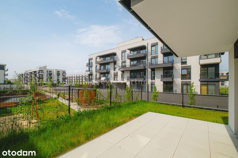 Apartament 2 pok. z dużym ogrodem, wysoki parter