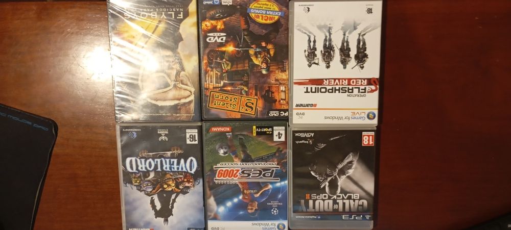 Lote de 13jogos e 1 filme