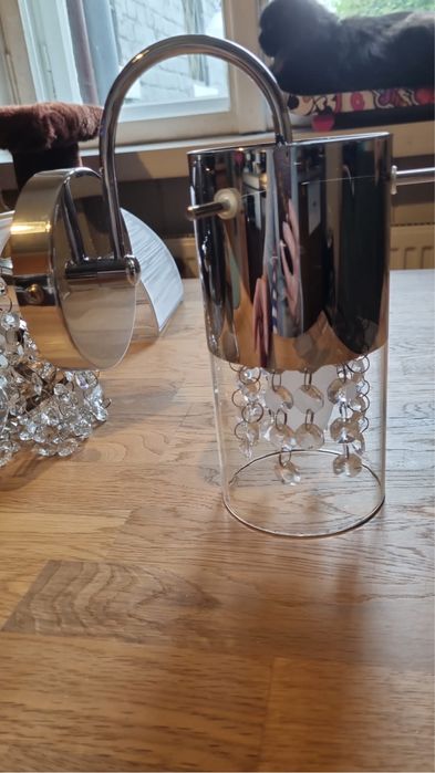Lampa wiszaca w kryształki