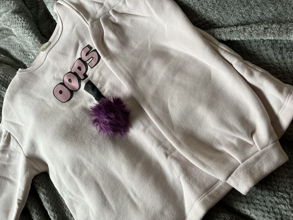 dziewczęca bluza oversize zara