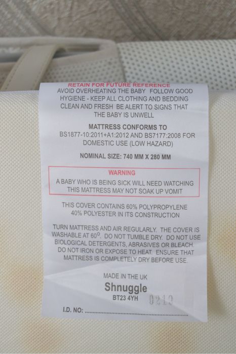 Кошик SHNUGGLE Moses з підставкою Dreami