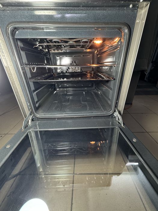 Плита газова з духовкою електричною Mastercook Нержавійка