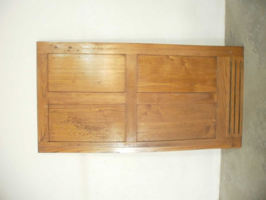 Porta de armário para frigorifico embutido em madeira de carvalho