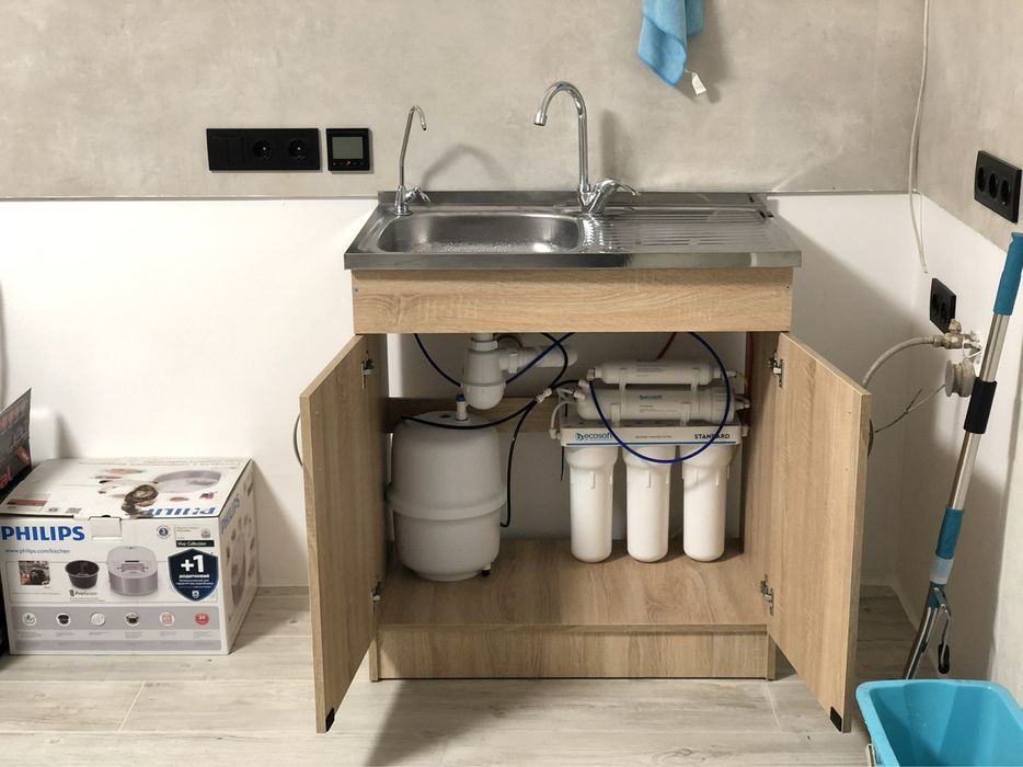 тумба кухонная с мойкой, мойка с тумбой для кухни, тумба под мойку