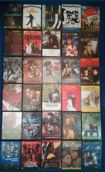 Lote 155 DVD's originais (Lote 8)