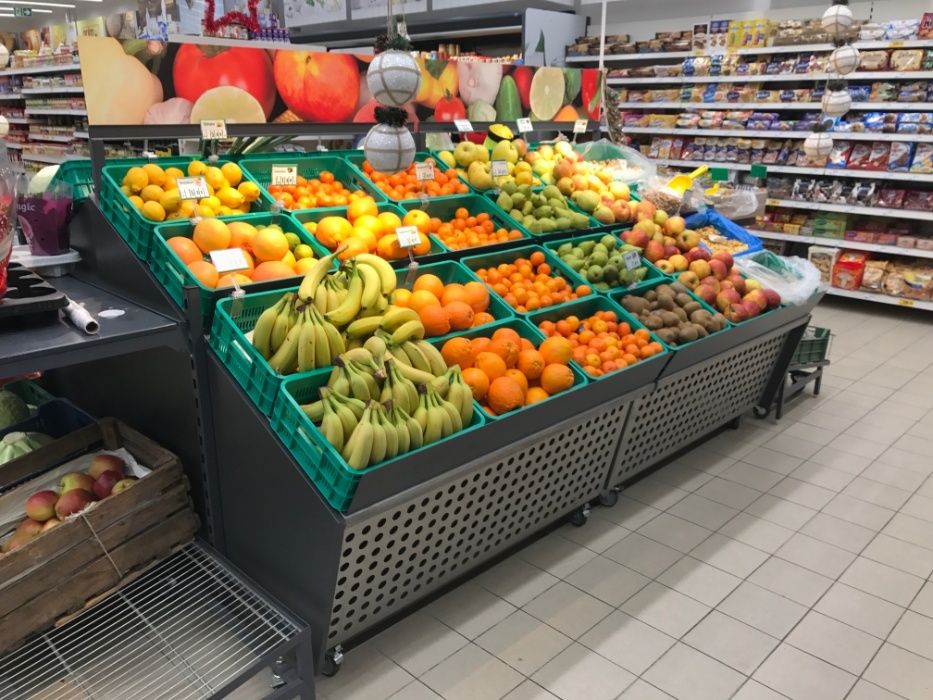 Stół stojak podest regał na warzywa owoce z kwasówki