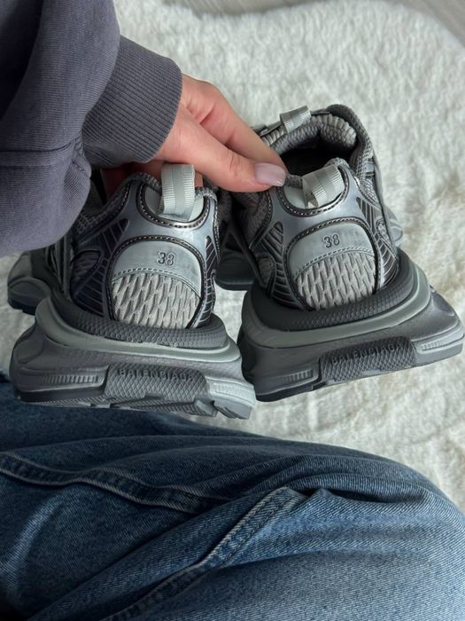 НОВИНКА‼️Жіночі кросівки Balenciaga 3XL Extreme Laces Grey Logo