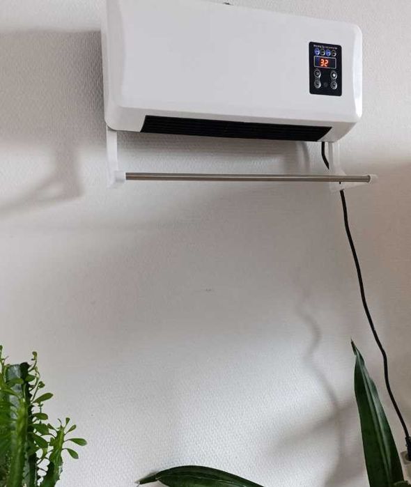 обігрівач настінний міні кондиционер тепловентилятор дуйка 2 в 1 пульт