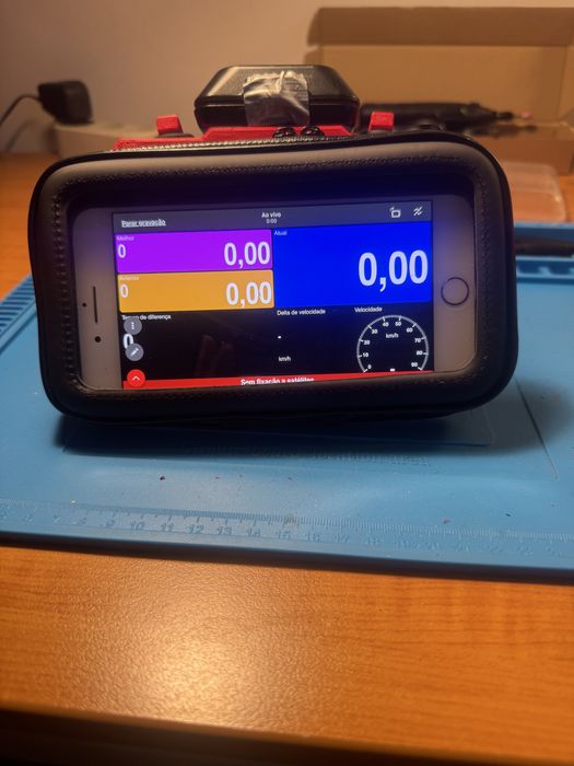 Suporte Alfano, Telemóvel+Racebox, Astro para Kart