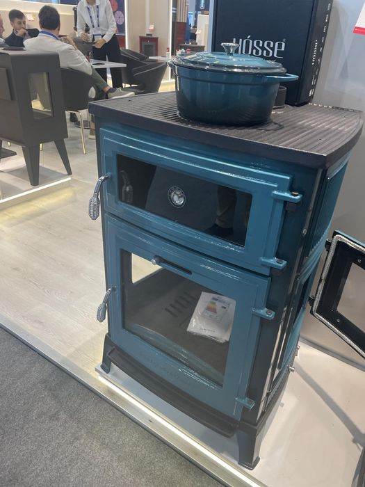 Камін на дровах 13 KW Hosseven 8000 емаль