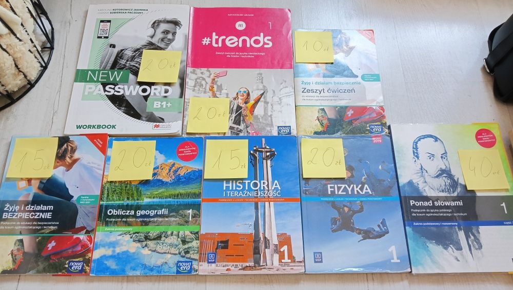 Książki do 1 i 2 klasy LO