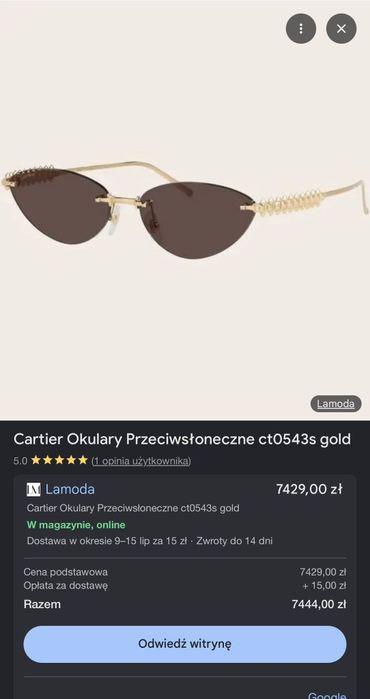 Okulary nowe oryginalne