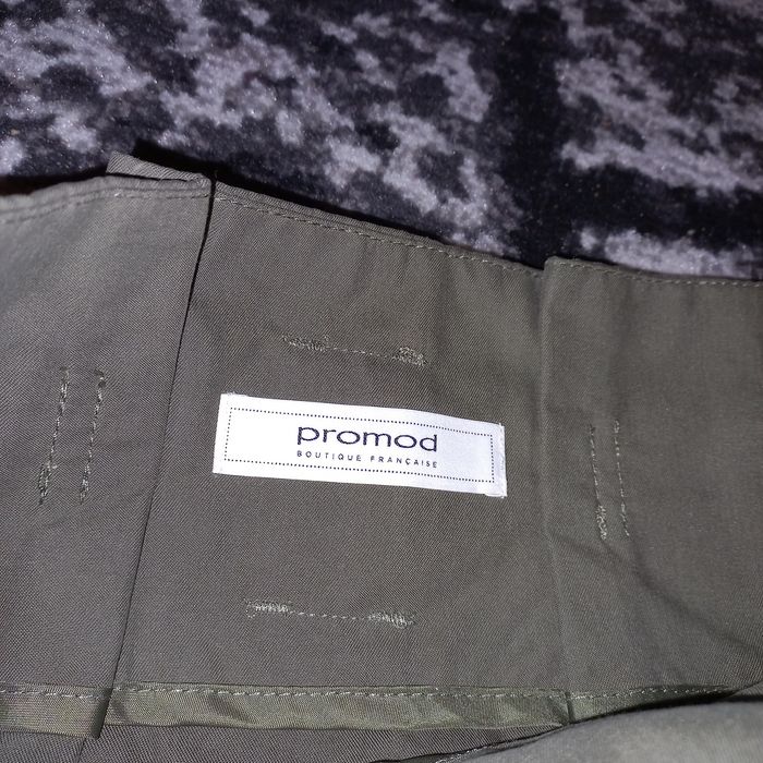 Promod wiązana spódnica khaki r.40