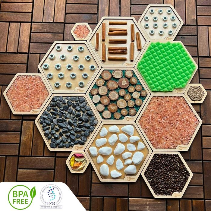 Zestaw dysków sensorycznych MIX - 13 sztuk