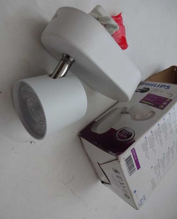 Kinkiet Ścienny Biały Philips LED 1 x 4W