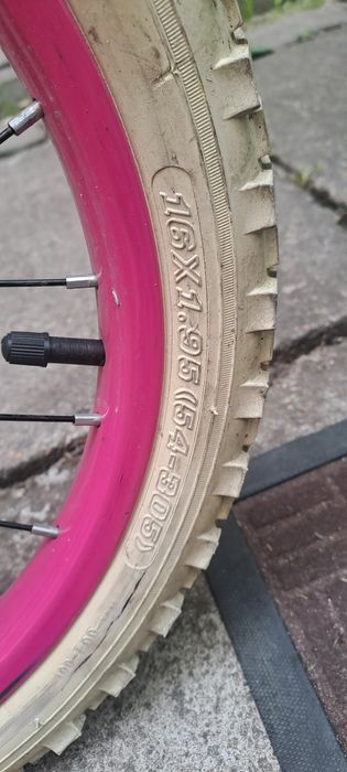 Rower rowerek dziecięcy 16" z uchwytem do nauki