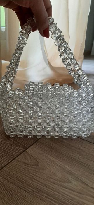 сумочка з кришталевих перлин