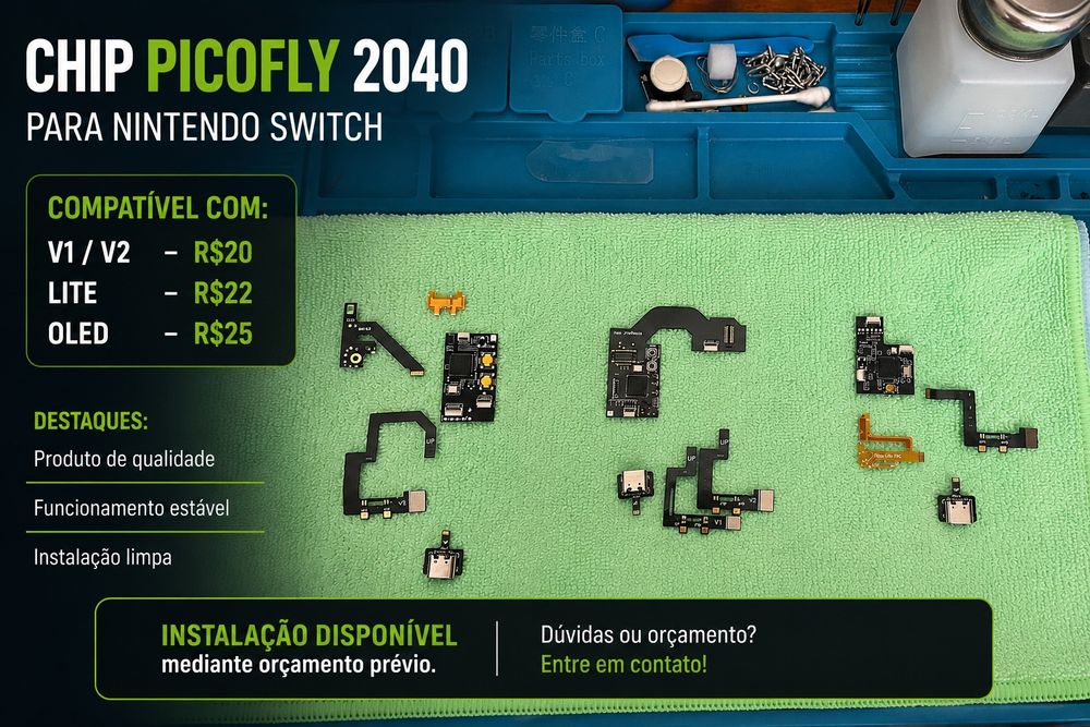 Nintendo switch chip Picofly 2040