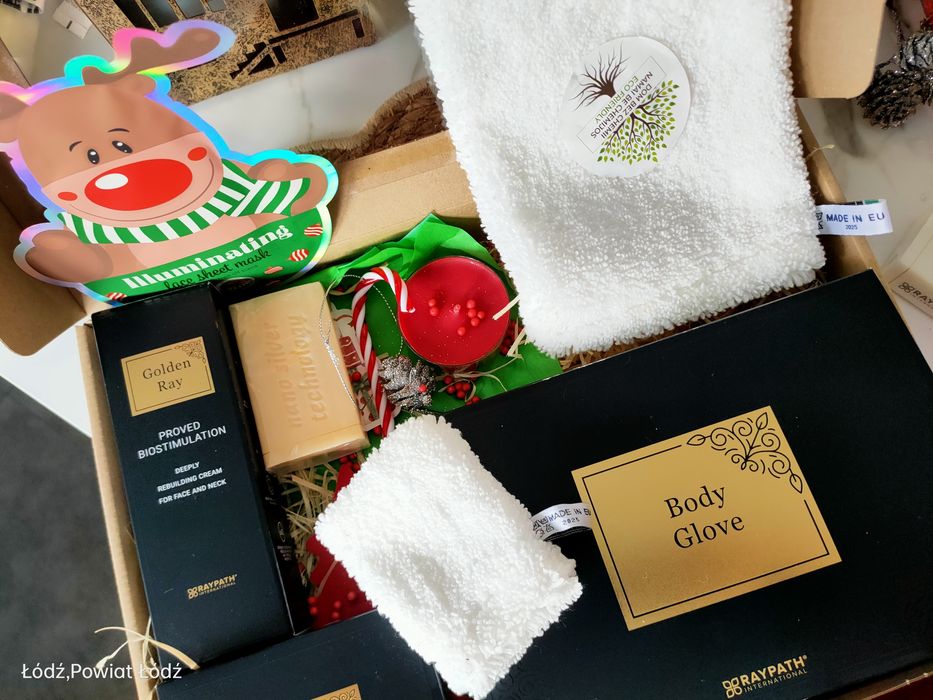 Body Glove Raypath z mydełkiem face glove serum na prezent