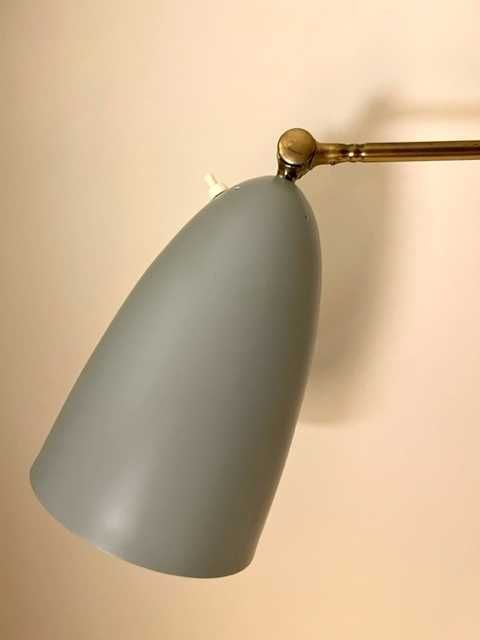 Candeeiro de parede de latão Greta Grossman pela SWEDEN EAE anos 60