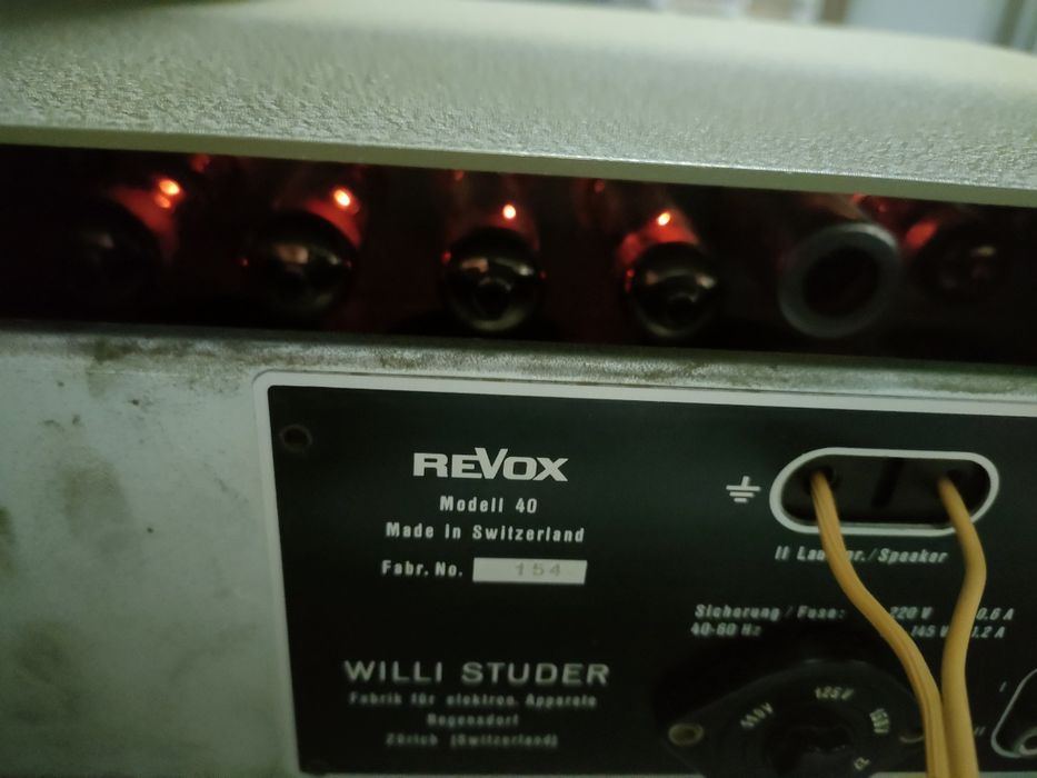 Wzmacniacz ReVox 40 lampowy