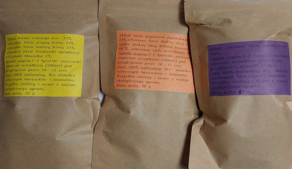 herbata utleniana dzika róża, truskawka, malina, jeżyna