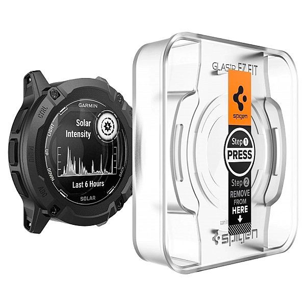 Szkło hartowane Spigen Glas.tR Ez Fit na Garmin Instinct 2x Solar - 2