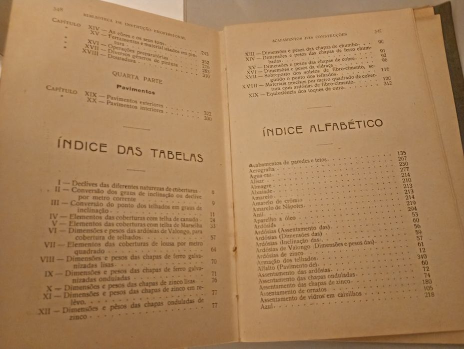 Acabamentos das Construções