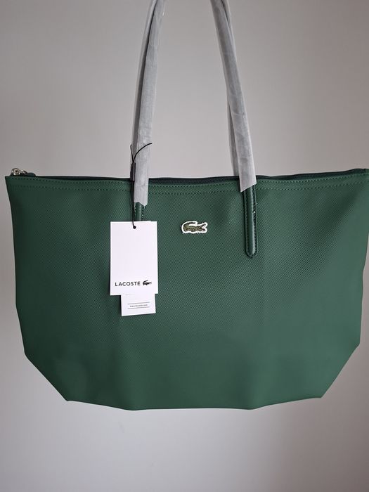 Torebka Lacoste butelkowa zieleń