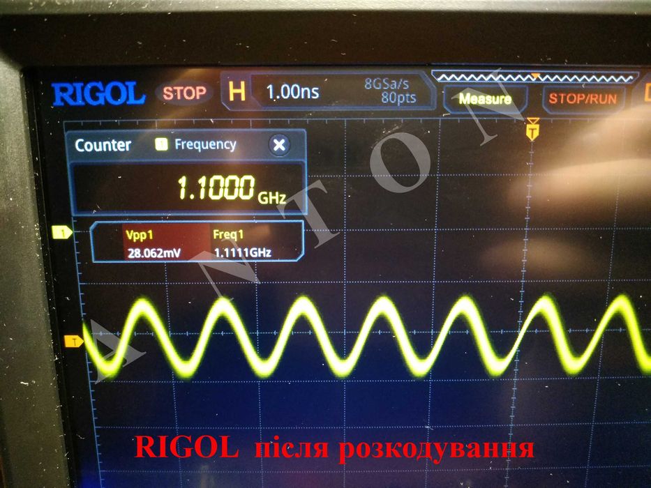 Осцилограф RIGOL MSO5000 ключ повного розкодування до можливостей 5354