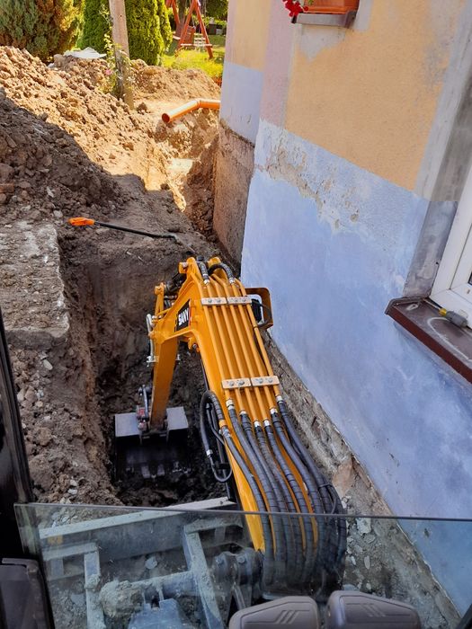 Usługi Brukarskie  Prace ziemne minikoparka Koparka