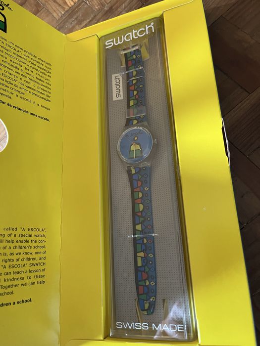 Relógio Swatch a escola