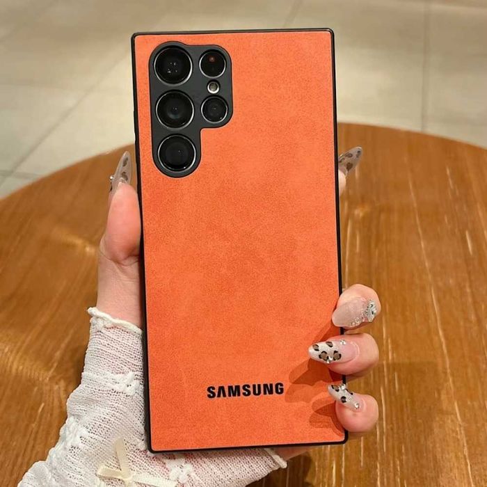 Capa Samsung traseira em couro - PORTES INCLUIDOS