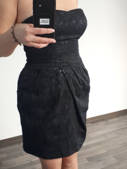 Sukienka czarna Top Secret rozmiar 38/40 L