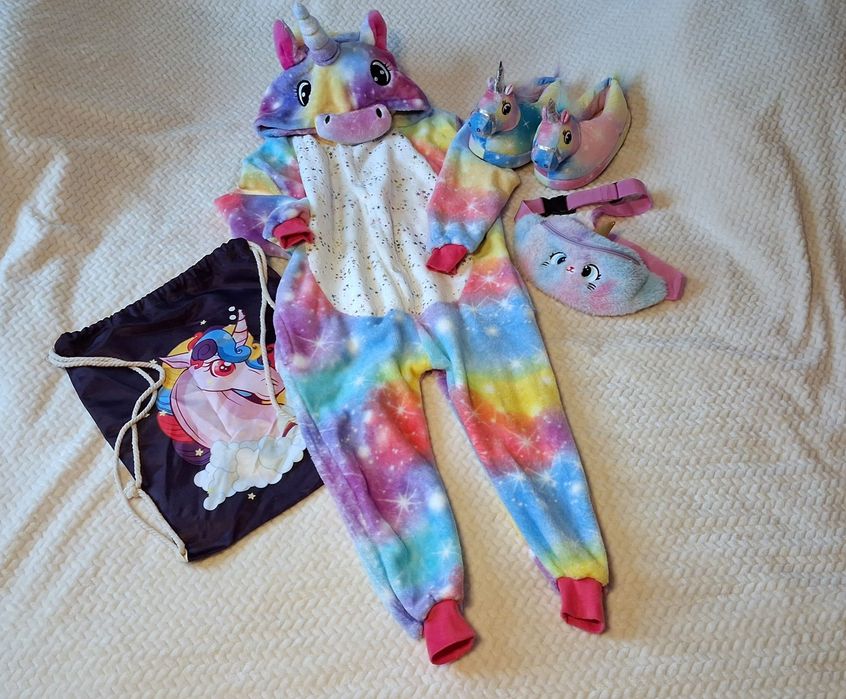 Кігурумі,тапочки,бананка,рюкзак, Єдиноріг, Unicorn _110-122