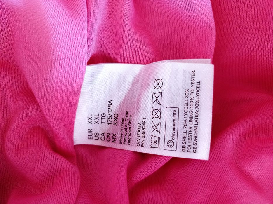 Sukienka damska falbany H&M