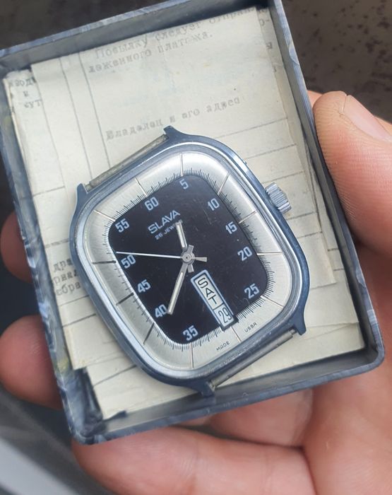 Zegarek Slava lodówka PIEKNY