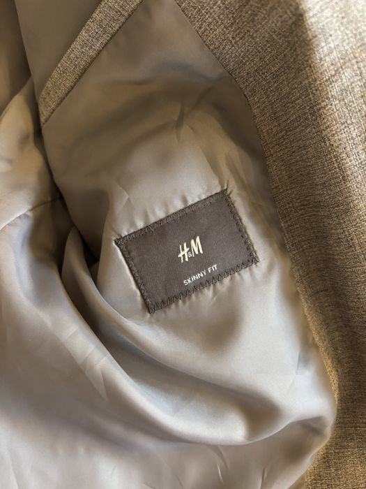Szara meska marynarka uniwersalna h&m