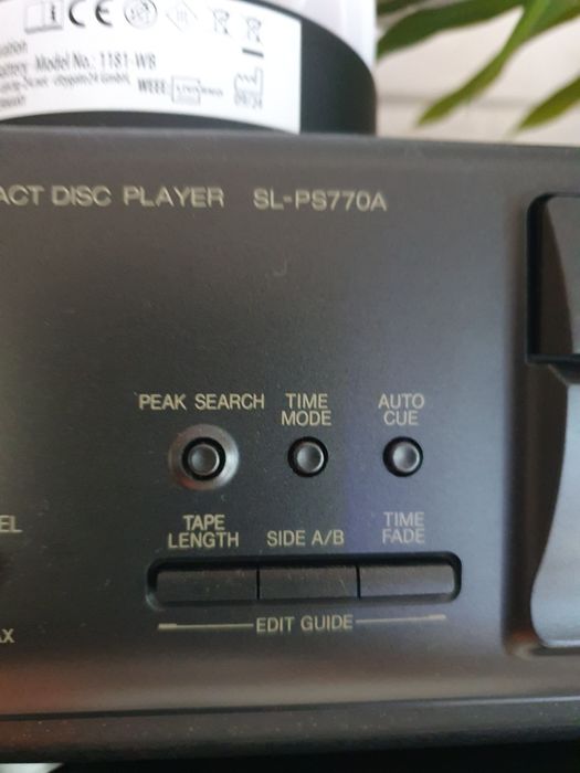 Technics zestaw - gramofon - pilot