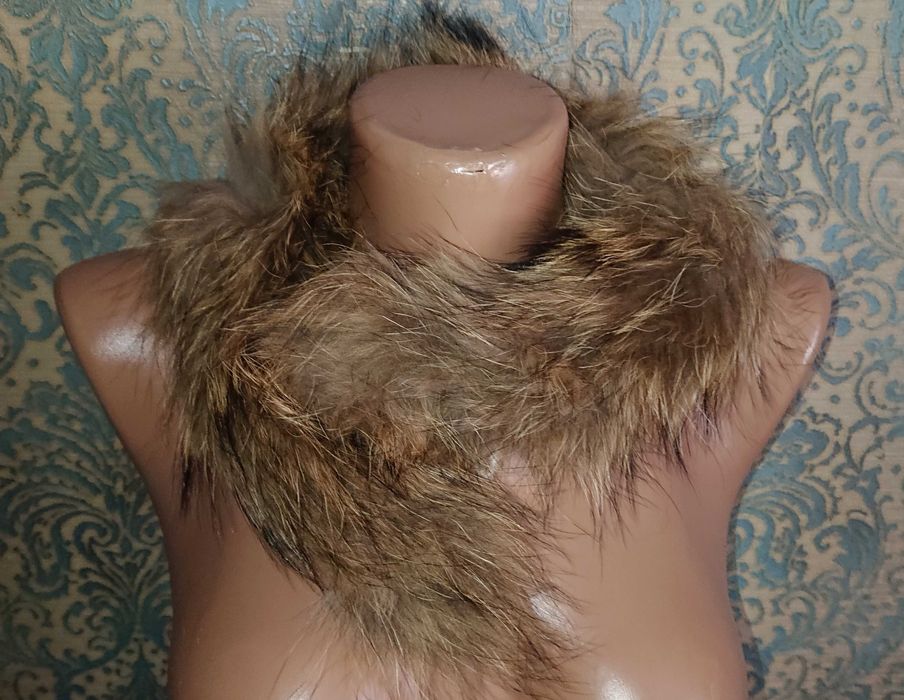 Натуральный мех на капюшон воротник для рукоделия