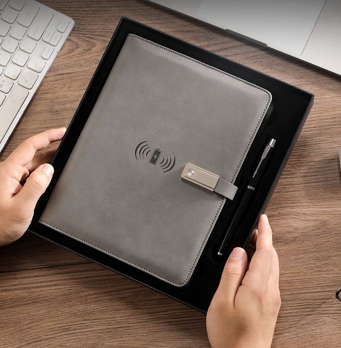 Смарт- блокнот, записник, блокнот з павербанком, Powerbank , подарунок